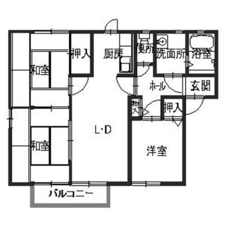 フレグランス五軒邸の物件間取画像